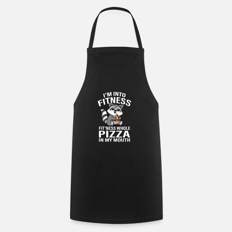 Raccoon - Cooking Apron - black
