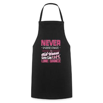 Linedance Linedance Riverdance Gift idea - Cooking Apron - black - Front - AI Model Male 185 dark (185cm)