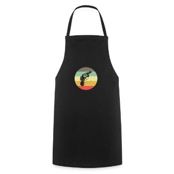 Sportschütze Shooting range Shooting club caliber - Cooking Apron - black - Front - AI Model Male 185 dark (185cm)