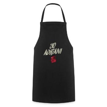 Yo Adrian Phillie Philadelphia Slang Meme - Cooking Apron - black - Front - AI Model Male 185 dark (185cm)