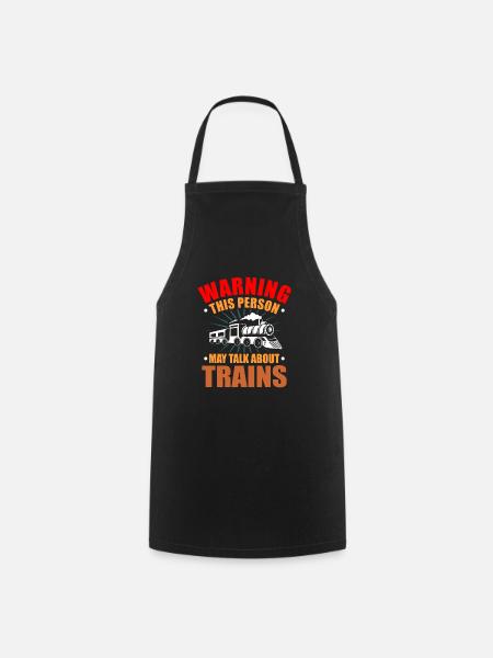 train - Cooking Apron - black