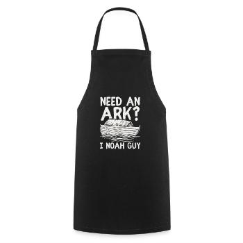 Need an Ark? I Noah Guy Funny Christian Gift - Cooking Apron - black - Front - AI Model Male 185 dark (185cm)