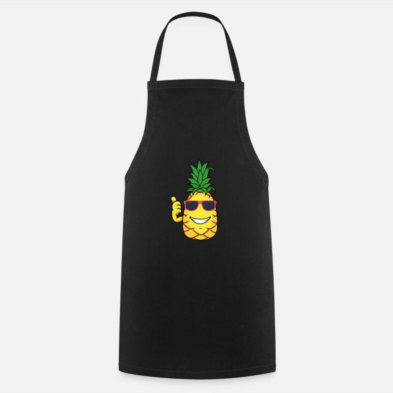 Pineapple - Kochschürze - Schwarz