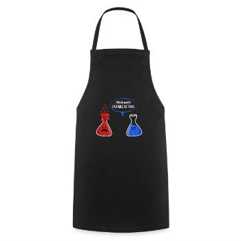 Chemie - Ich denke, Sie reagieren überreagiert - Kochschürze - Schwarz - Vorne - AI Model Male 185 dark (185cm)