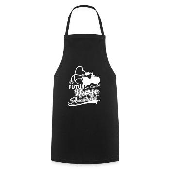 Nurse Anesthetist Future Nurse Anesthetist - Cooking Apron - black - Front - AI Model Male 185 dark (185cm)