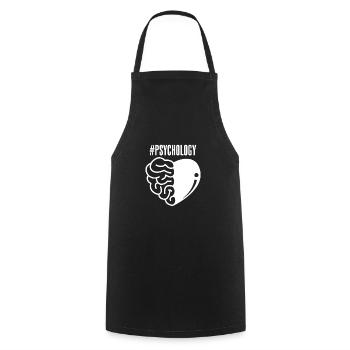 Psychologie - Tablier de cuisine - noir - Devant - AI Model Male 185 dark (185cm)