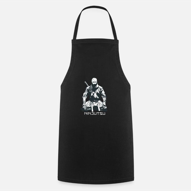 Le sport de combat Ninjutsu - Tablier de cuisine - noir
