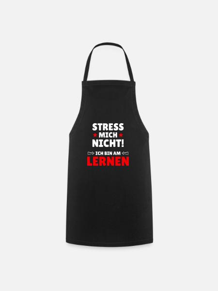 Bin am Lernen - Kochschürze - Schwarz