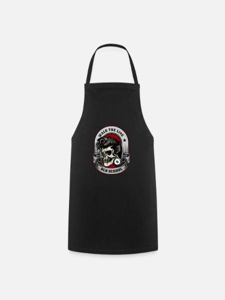 Rocker Rockmusiker Rock Geschenk - Kochschürze - Schwarz