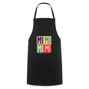 J'entends toujours seulement ... mimimi - Tablier de cuisine - noir - Devant - AI Model Male 185 dark (185cm)