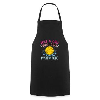 Water polo - Cooking Apron - black - Front - AI Model Male 185 dark (185cm)
