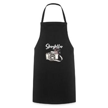 Photographe Photographe Photographe Appareil Photo Art - Tablier de cuisine - noir - Devant - AI Model Male 185 dark (185cm)