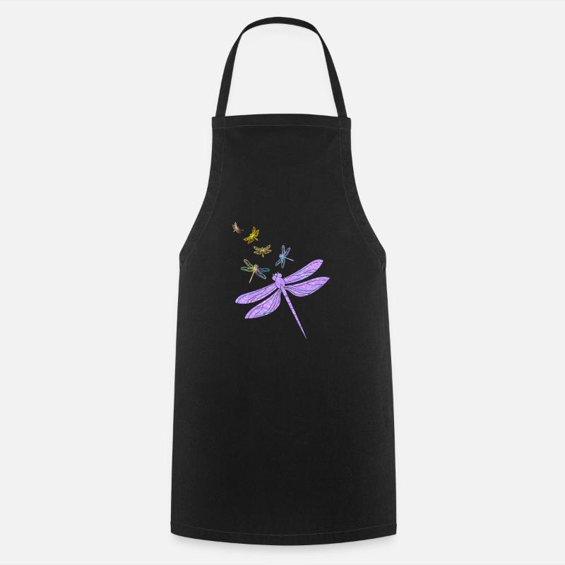 Ailes libellules - Tablier de cuisine - noir