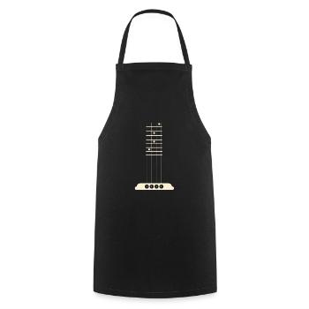 Bass Guitar Fret Musician Bass Guitar Lover Gift - Cooking Apron - black - Front - AI Model Male 185 dark (185cm)