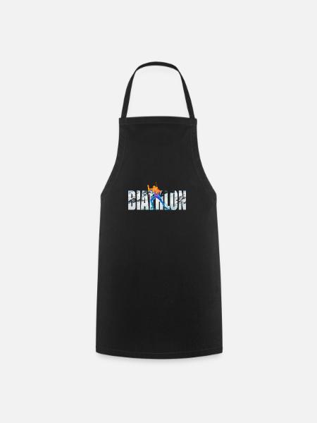 Écriture Biathlon Sports d’hiver - Tablier de cuisine - noir
