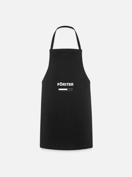 Förster in progress - Kochschürze - Schwarz