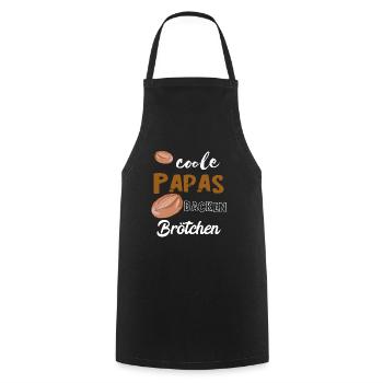 Bäcker Konditor Brötchen Backen Bäckerei Geschenke - Kochschürze - Schwarz - Vorne - AI Model Male 185 dark (185cm)