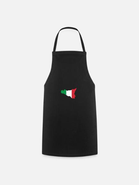 Sicily - Cooking Apron - black