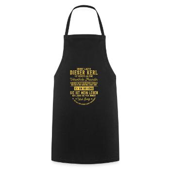 Freund Freundin Spruch Lustiges Geschenk - Kochschürze - Schwarz - Vorne - AI Model Male 185 dark (185cm)