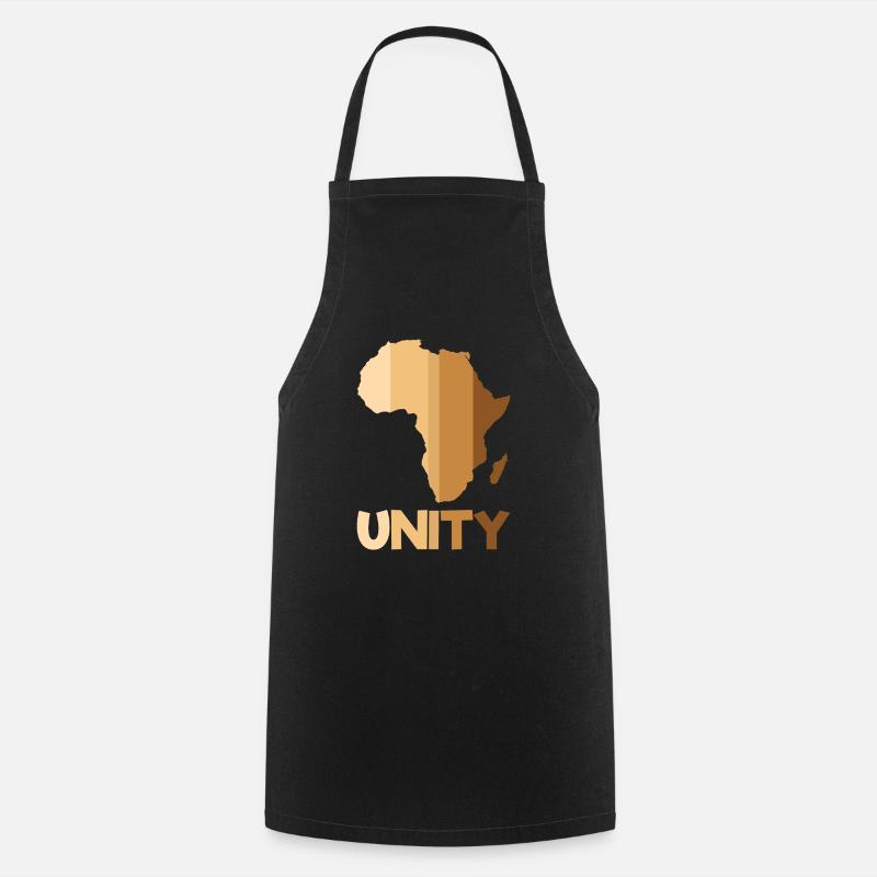 Africa Unity Black History - Cooking Apron - black