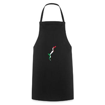 Lac Majeur Italie - Tablier de cuisine - noir - Devant - AI Model Male 185 dark (185cm)