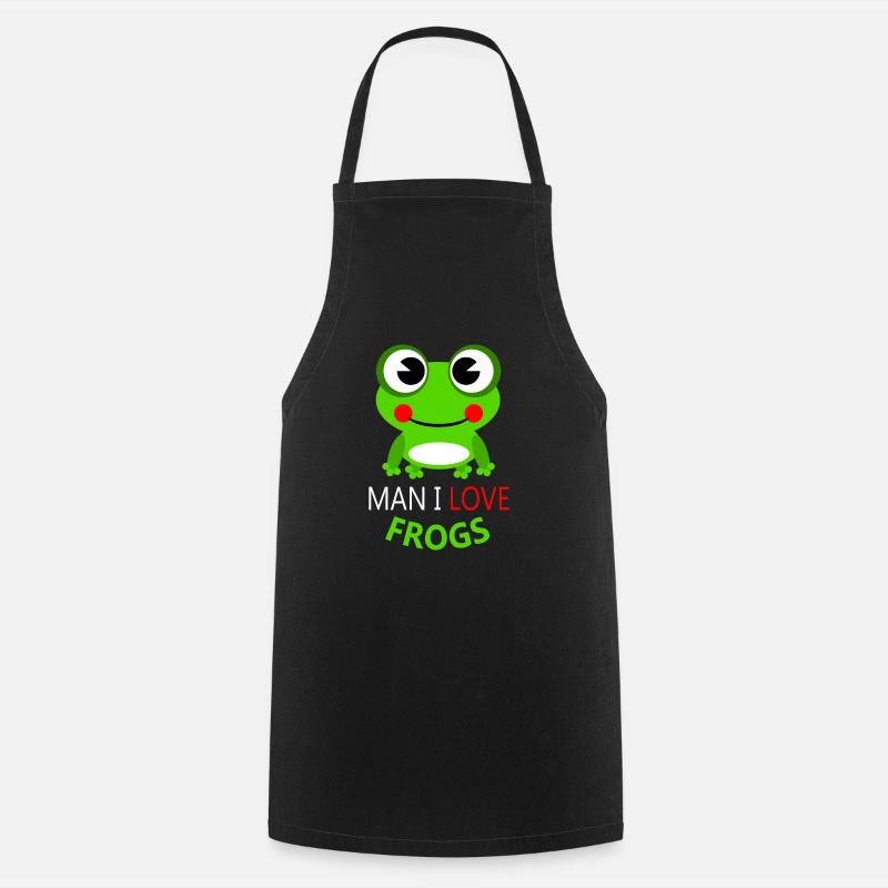Frog - Cooking Apron - black