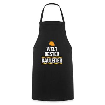 Welt Bester Bauleiter - Kochschürze - Schwarz - Vorne - AI Model Male 185 dark (185cm)