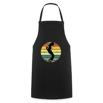 MUSIC - Cooking Apron - black - Front - AI Model Male 185 dark (185cm)