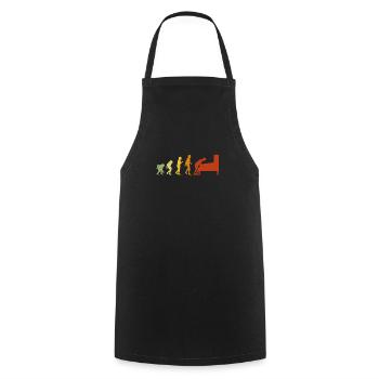 The Pinball Evolution Funny Pinball Box - Cooking Apron - black - Front - AI Model Male 185 dark (185cm)