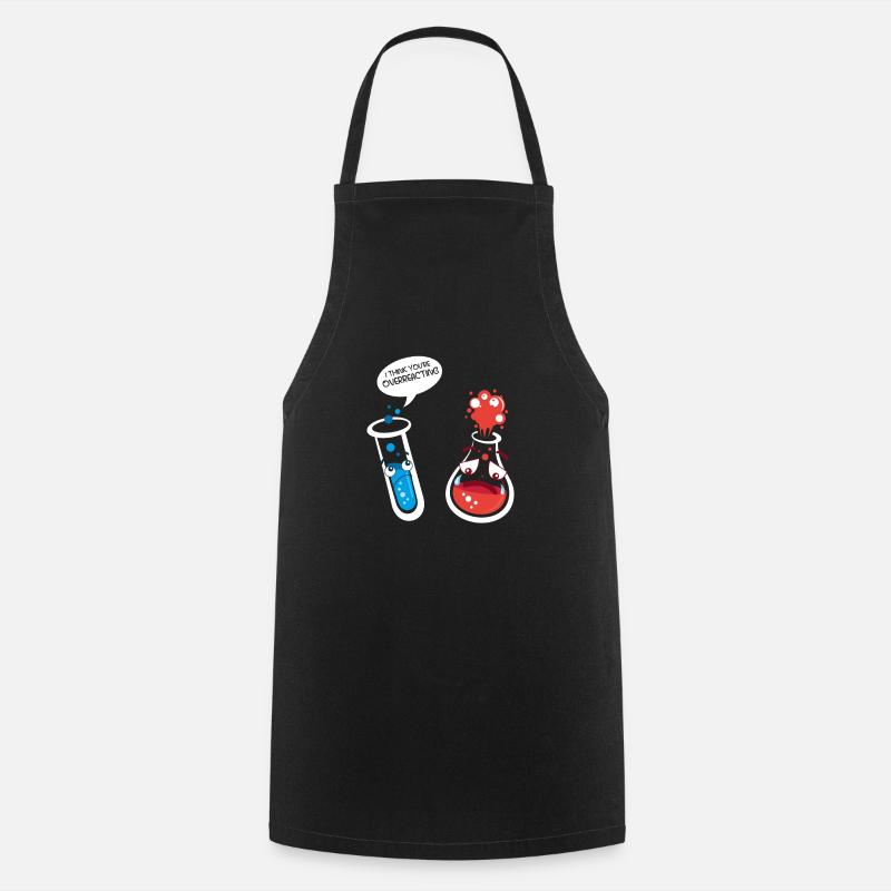 Chemistry Chemist Funny Gift for Nerds - Cooking Apron - black