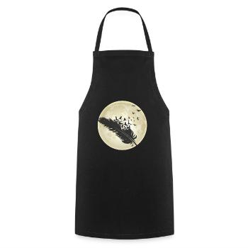 Feel free - Cooking Apron - black - Front - AI Model Male 185 dark (185cm)