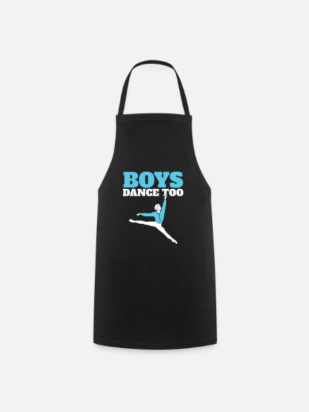 Boys Dance Too - Cooking Apron - black