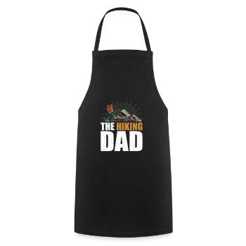 The Hiking Dad Hiking Dad Father's Day Birthday - Cooking Apron - black - Front - AI Model Male 185 dark (185cm)