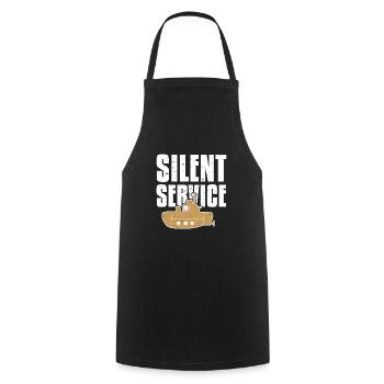Sous-marin sous-marin de U-Boat de service silencieux - Tablier de cuisine - noir - Devant - AI Model Male 185 dark (185cm)