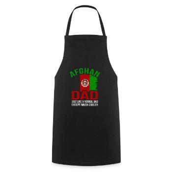 Afghanistan Asie Idée cadeau - Tablier de cuisine - noir - Devant - AI Model Male 185 dark (185cm)