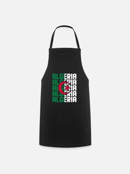 Algérie - Tablier de cuisine - noir