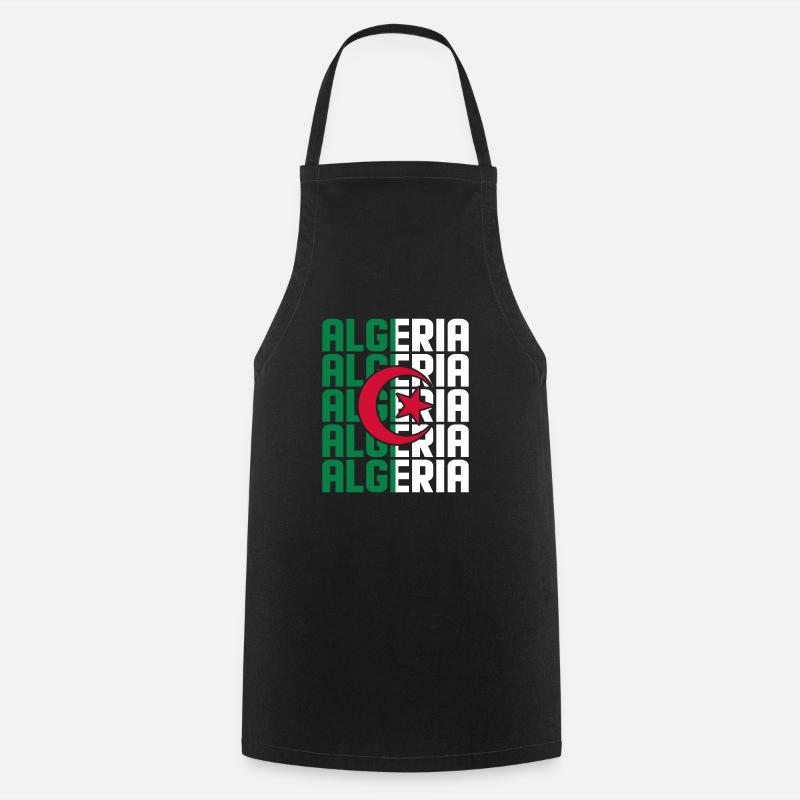 Algérie - Tablier de cuisine - noir