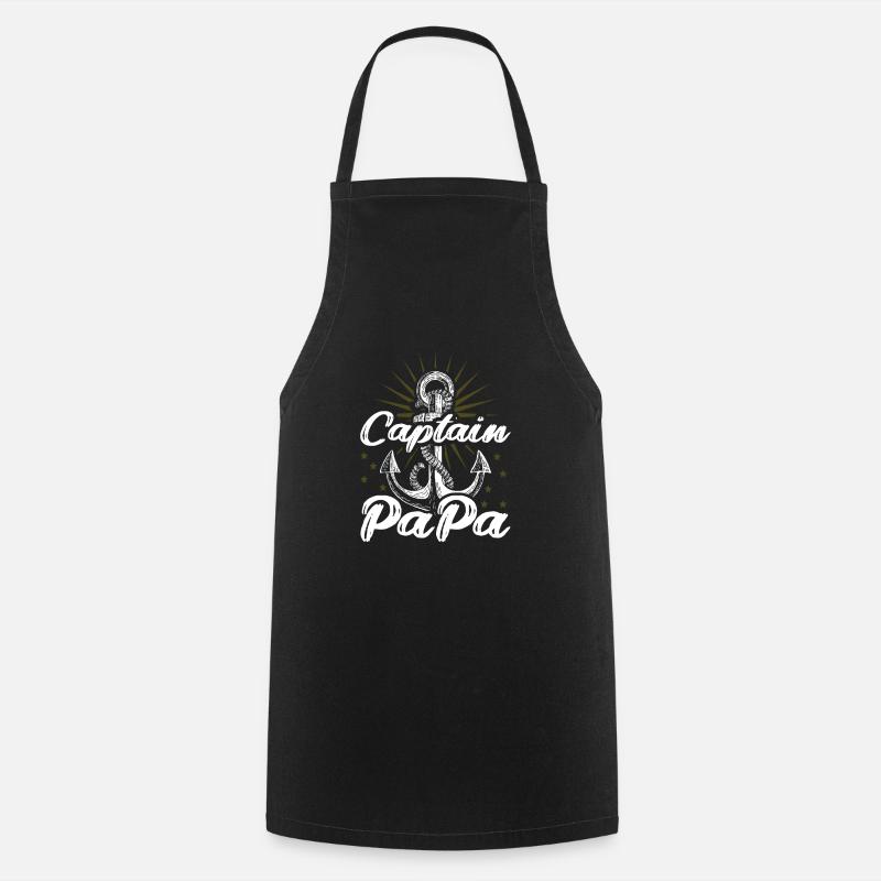 Father Sailor - Cooking Apron - black