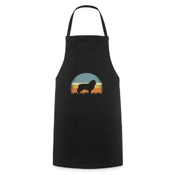 Berger australien de berger australien - Tablier de cuisine - noir - Devant - AI Model Male 185 dark (185cm)