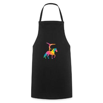Voltigieren Chevau équestre équitation équitation équitation - Tablier de cuisine - noir - Devant - AI Model Male 185 dark (185cm)