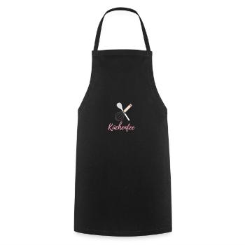 Küchenfee Geschenk für begeisterte Köchin - Kochschürze - Schwarz - Vorne - AI Model Male 185 dark (185cm)