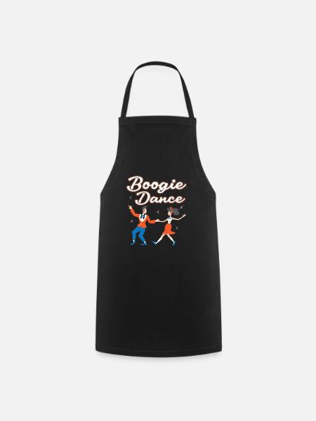 Boogie Woogie Dancer Dancing Paartanz Vintage - Kochschürze - Schwarz