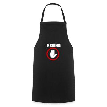 Tu Rehnde Drôle Punjabi Indien Pakistanais - Tablier de cuisine - noir - Devant - AI Model Male 185 dark (185cm)