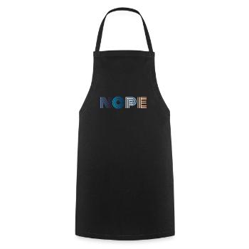 Nope - Tablier de cuisine - noir - Devant - AI Model Male 185 dark (185cm)