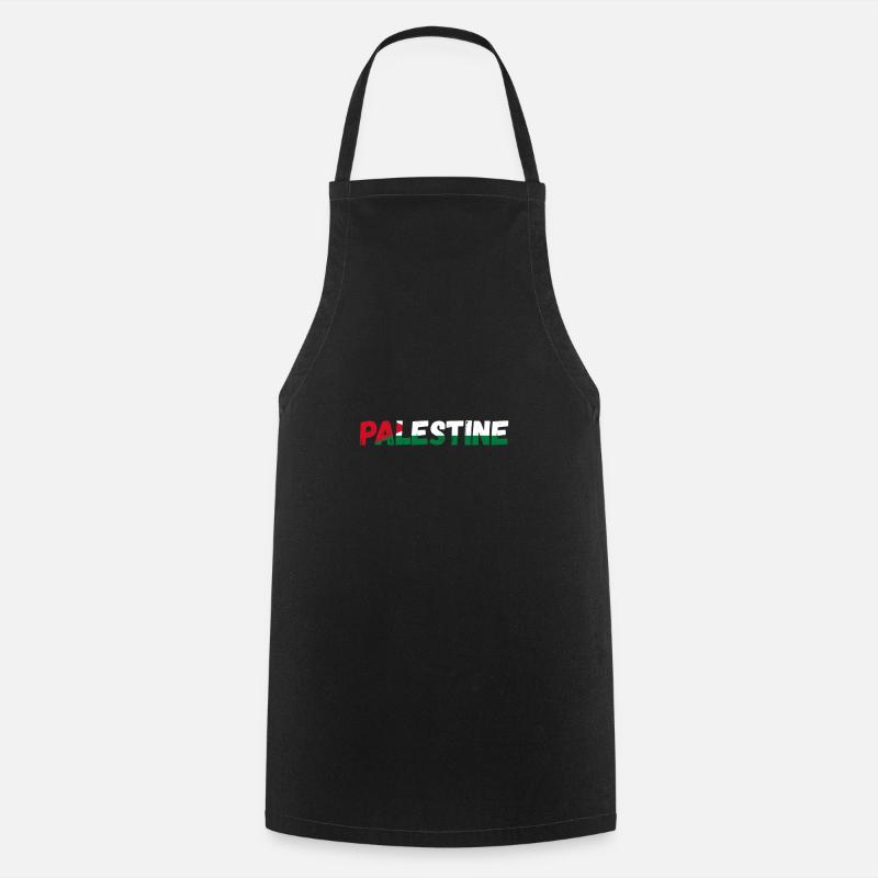 Palestine - Cooking Apron - black