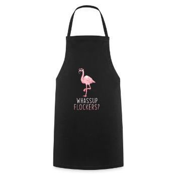 Flamingo - Tablier de cuisine - noir - Devant - AI Model Male 185 dark (185cm)