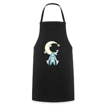Nu Goth, Pastel Goth Aesthetic, Witchy Creepy Cute - Cooking Apron - black - Front - AI Model Male 185 dark (185cm)