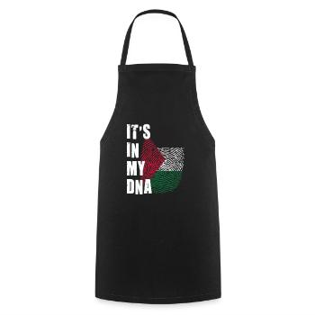 Free Palestine Palestina Liberté - Tablier de cuisine - noir - Devant - AI Model Male 185 dark (185cm)
