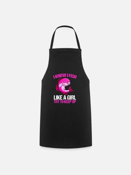 Pêche Femmes - Tablier de cuisine - noir