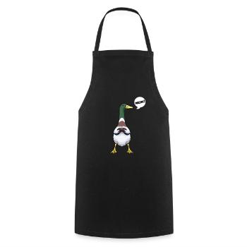 Sture Laufente Laufenten Nein lustig Geschenk - Kochschürze - Schwarz - Vorne - AI Model Male 185 dark (185cm)